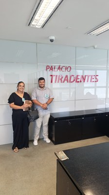 Os vereadores Ricardo e Sabrina visitam a vice governadoria para informações sobre as demandas apresentadas no ano de 2025.