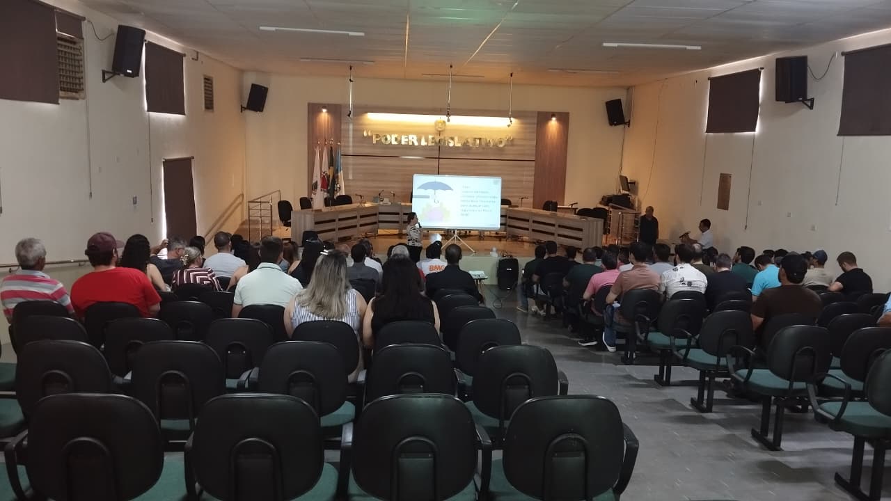 Cessão de espaço da Câmara Municipal para a realização de palestra - Empresa Agrobom.