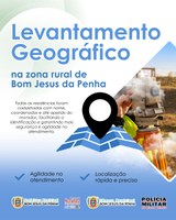 Levantamento Geográfico na Zona Rural de Bom Jesus da Penha