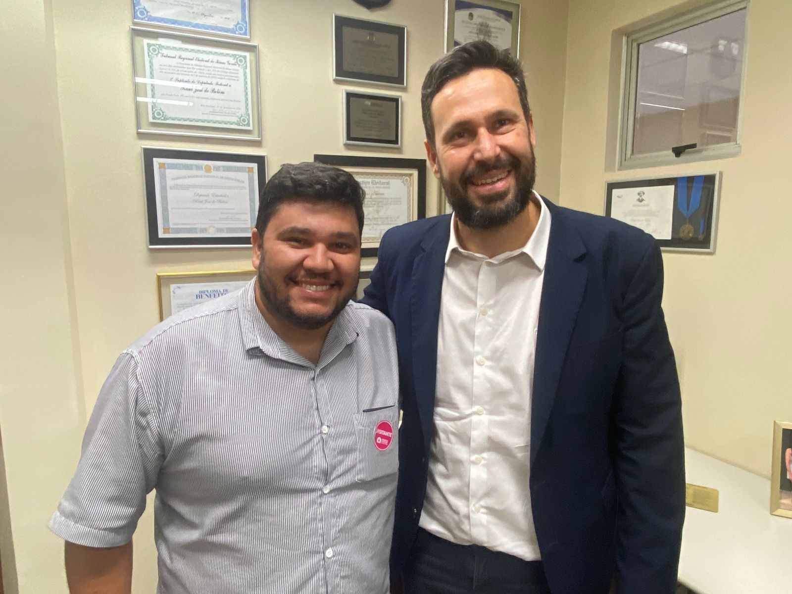 Visita do Vereador Ricardo à Assembleia Legislativa em Belo Horizonte.